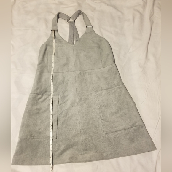 BCBGMAXAZRIA Suece Mini Dress Color Light Gray Size XXS - Picture 4 of 13